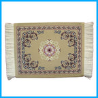 Mini Woven Rug Mat Retro Style Mouse Pad, Ramdom Color Delivery – Non-slip