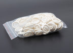 50 PCS Disposable Anti Static Rubber Latex Finger Cots Eyebrow Extension Gloves Practical Off Eyelash Extension Tool Accessories, Latex