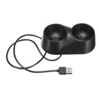 VR Controller Charger Dual USB Dock Game Charging Station Stand for PS4 PSVR Move Tool Default Title