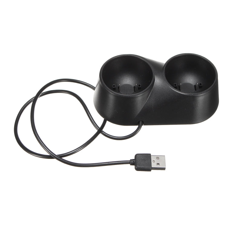 VR Controller Charger Dual USB Dock Game Charging Station Stand for PS4 PSVR Move Tool Default Title