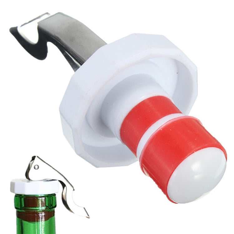 5 PCS Kitchen Gadgets Stainless Steel Silicone Wine Stopper Beer Opener, Wine Stopper Opener Wine Stopper Opener