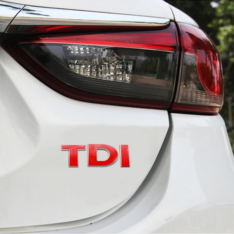 TDI 3D Badge Emblem Decal Car Sticker, DIY TDI 3D Badge Emblem DIY TDI 3D Badge Emblem