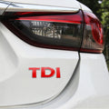 TDI 3D Badge Emblem Decal Car Sticker, DIY TDI 3D Badge Emblem DIY TDI 3D Badge Emblem