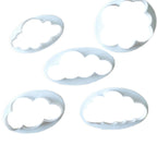 10 PCS Cake Mold Cloud Fondant Cake Decoration Printing Die Cutting Mold, Cloud Shape – Durable Build, Easy to Use