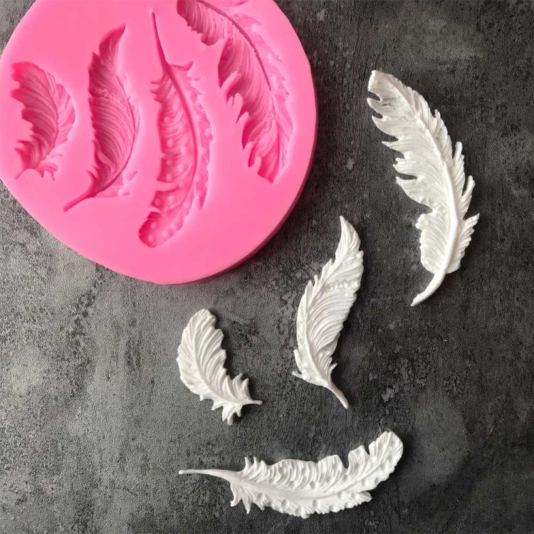 Feather Sugar Silicone Mold Fondant Mold Cake Decorating Tools, Feather Sugar Shape Feather Sugar Shape