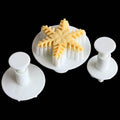 6 PCS Fondant Cake Tool Fine Snowflake Spring Mould Set, Fine Snowflake Shape Fine Snowflake Shape