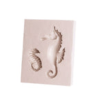 2 PCS Hippocampus DIY Modeling Mold Fondant Silicone Cake Chocolate Mold Baking Tool, Hippocampus Shape(Pink), Hippocampus Shape(Gray)