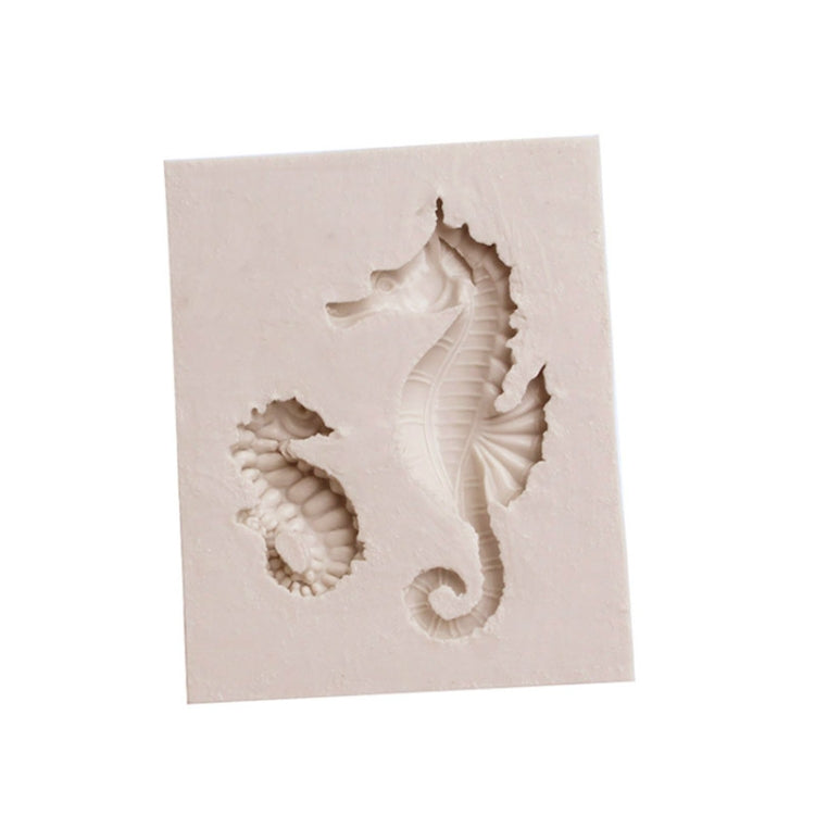 2 PCS Hippocampus DIY Modeling Mold Fondant Silicone Cake Chocolate Mold Baking Tool, Hippocampus Shape(Pink), Hippocampus Shape(Gray) – Durable Build, Easy to Use Hippocampus Shape(Gray) Gray