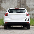 Car Sticker Window Decal, 22x19cm Black, 22x19cm White