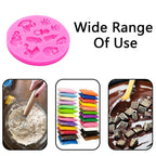 2 PCS Baby Hand Foot Shape DIY Mold Fondant Silicone Cake Chocolate Mold Baking Tool, Foot Shape