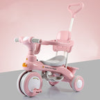Childrens Tricycle Bicycle Outdoor Stroller Pink