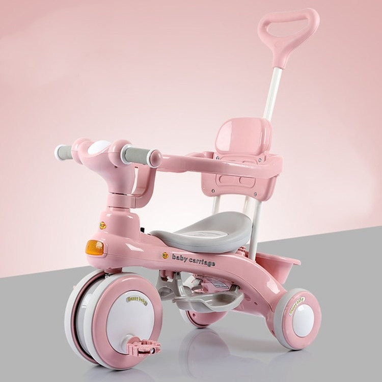 Childrens Tricycle Bicycle Outdoor Stroller Pink