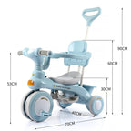 Childrens Tricycle Bicycle Outdoor Stroller