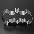 2 PCS Stainless Steel Cookie Cutter Bat Modeling Mold Halloween Cutting Mold DIY Tool – Durable Build, Easy to Use Default Title