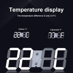 LED Digital Clock Living Room Wall Clock Creative WIFI Clock US Plug, 4 Bit WIFI Hollow White, 4 Bit WIFI Hollow Red, 4 Bit WIFI Sealed Box White