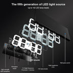 LED Digital Clock Living Room Wall Clock Creative WIFI Clock US Plug, 4 Bit WIFI Hollow White, 4 Bit WIFI Hollow Red, 4 Bit WIFI Sealed Box White