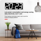 LED Digital Clock Living Room Wall Clock Creative WIFI Clock US Plug, 4 Bit WIFI Hollow White, 4 Bit WIFI Hollow Red, 4 Bit WIFI Sealed Box White