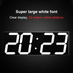 LED Digital Clock Living Room Wall Clock Creative WIFI Clock US Plug, 4 Bit WIFI Hollow White, 4 Bit WIFI Hollow Red, 4 Bit WIFI Sealed Box White