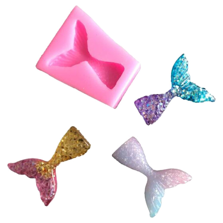 10 PCS Fondant Mermaid Fishtail Silicone Mold Baking Tools Chocolate Cake Decorating Mold, Fishtail Shape – Durable Build, Easy to Use Fishtail Shape