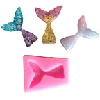 10 PCS Fondant Mermaid Fishtail Silicone Mold Baking Tools Chocolate Cake Decorating Mold, Fishtail Shape – Durable Build, Easy to Use