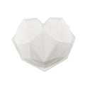 3 PCS Diamond Love DIY Cake Silicone Mold Sponge Baking Tool Chiffon Mousse Dessert Mold, Diamond Love Shape Diamond Love Shape