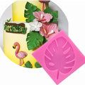 2 PCS DIY Tree Leaf Fondant Mould Chocolate Cake Decorating Mould, Tree Leaf Shape(Pink), Tree Leaf Shape(Gray) Tree Leaf Shape(Pink) Pink