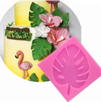 2 PCS DIY Tree Leaf Fondant Mould Chocolate Cake Decorating Mould, Tree Leaf Shape(Pink), Tree Leaf Shape(Gray) Tree Leaf Shape(Pink) Pink