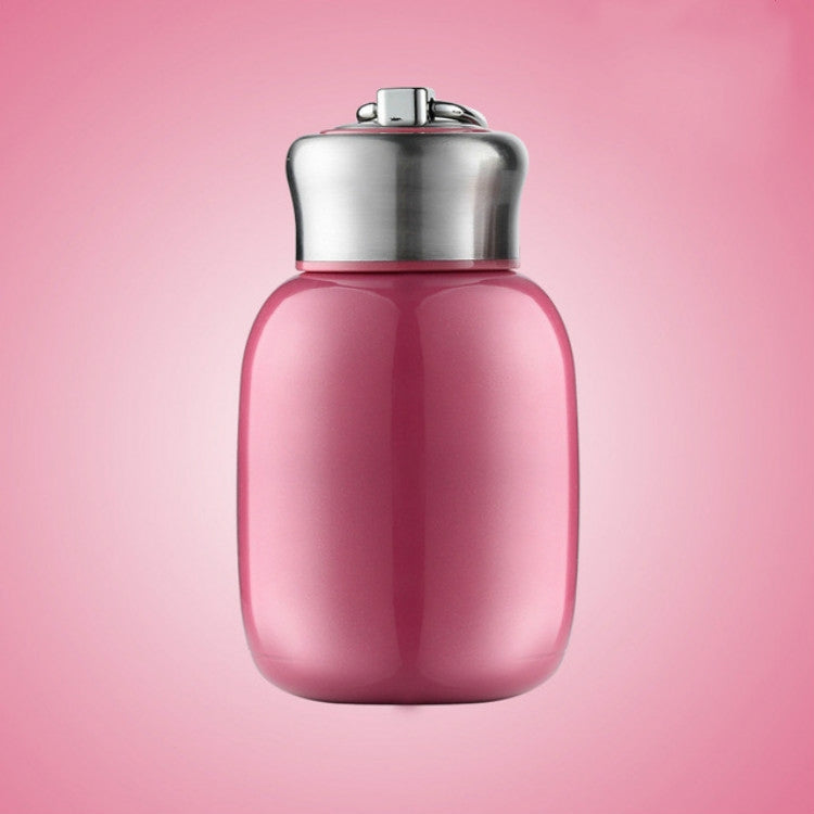 Mini Cute Coffee Vacuum Flasks Thermos Stainless Steel Cup Travel Drink Water Bottle Thermoses Mugs, 200ML, 280ML – Durable Build, Easy to Use 280ML Rose Red