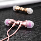 Sport Headphone 3.5mm Jack Earphone Sweatproof Stereo Strong Bass Music Magnets Headset with Mic for iPhone Samsung – Waterproof