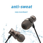 Sport Headphone 3.5mm Jack Earphone Sweatproof Stereo Strong Bass Music Magnets Headset with Mic for iPhone Samsung – Waterproof