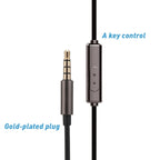Sport Headphone 3.5mm Jack Earphone Sweatproof Stereo Strong Bass Music Magnets Headset with Mic for iPhone Samsung – Waterproof