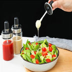 Kitchenware Seasoning Jar Spoon Cover Integrated Sealing Moisture-proof Cruet, White – Durable Build, Easy to Use