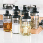 Kitchenware Seasoning Jar Spoon Cover Integrated Sealing Moisture-proof Cruet, White – Durable Build, Easy to Use