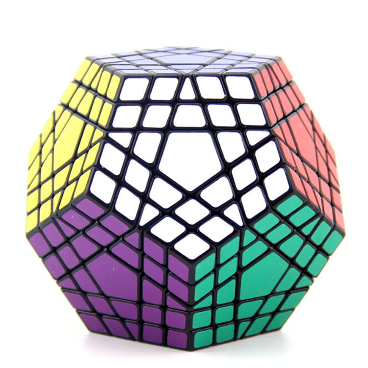 Carbon Fiber Membrane Third-order Magic Cube Children Educational Toys, Dodecahedron Shaped Magic Cube Dodecahedron Shaped Magic Cube