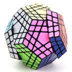 Carbon Fiber Membrane Third-order Magic Cube Children Educational Toys, Dodecahedron Shaped Magic Cube
