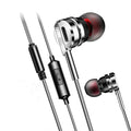 Earphone Headphones D05 Metal Stereo Headset with Mic Earphones Noise Cancelling auriculares Earbud for phone Xiaomi Music Default Title