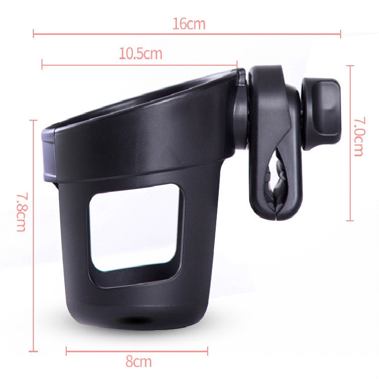 Baby Stroller Accessories Cup Holder Children Tricycle Bicycle Stroller Umbrella Car Bottle Water Bottle Cup Holder, 16×10.5×11.5cm