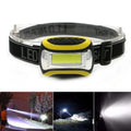Outdoor Head lamp COB LED Headlamp Flashlight 3 Mode Head Light Headlight Linterna Frontal Torch For Bicycle Fishing Light Default Title