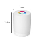 LED Touch Control Induction Dimmer Lamp Smart Dimmable RGB Color Change Rechargeable Bedside Night Light