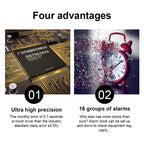 Multifunctional LED Wall Clock Creative Digital Clock, Hollow Remote Control, Sealed Box Remote Control