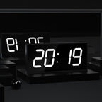 LED Large Screen Digital Electronic Clock Remote Control Double-sided Wall Clock