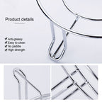 Pot Rack Wok Steamer Pot Mat Kitchen Shelf, Kitchen Shelf – Durable Build, Easy to Use