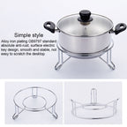 Pot Rack Wok Steamer Pot Mat Kitchen Shelf, Kitchen Shelf – Durable Build, Easy to Use