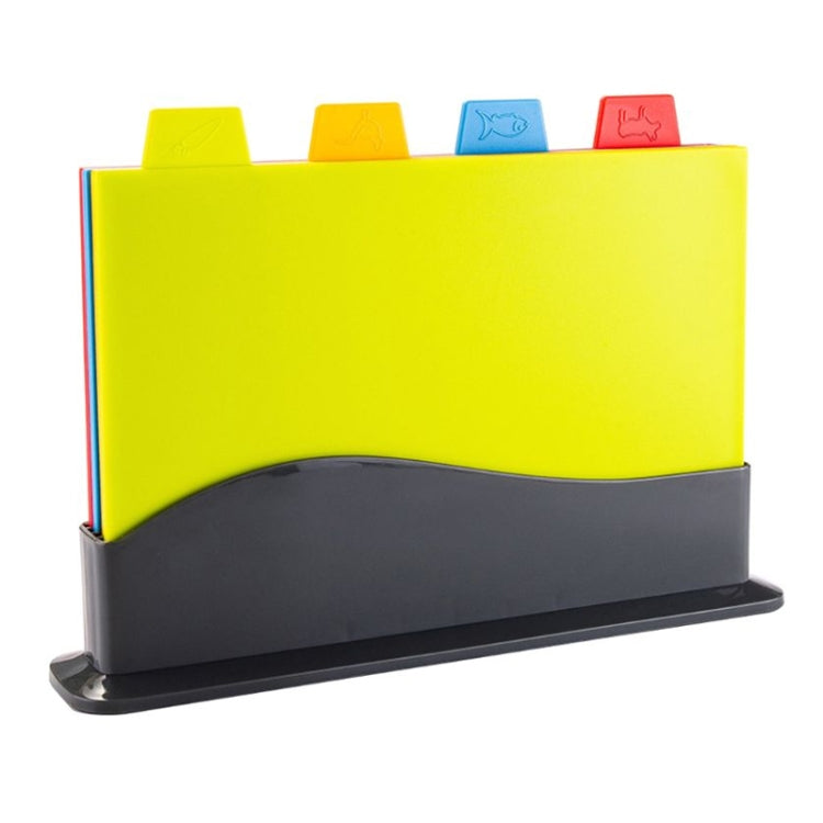 4 in 1 Classified Cutting Board Multifunctional Household Plastic Fruit Cutting Board Set, 4 in 1 Square 4 in 1 Square