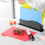 4 in 1 Classified Cutting Board Multifunctional Household Plastic Fruit Cutting Board Set, 4 in 1 Square