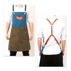 Men Women Overalls Denim Apron