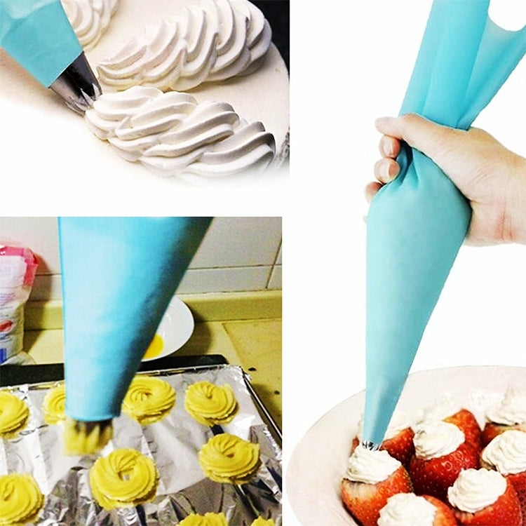4 PCS Silicone Icing Piping Cream Pastry Bag Nozzle DIY Cake Decorating Tools, Cream Pastry Bag(Blue), Cream Pastry Bag(White), Cream Pastry Bag(Pink), Cream Pastry Bag(Green) – TPU