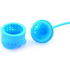 Rose Silicone Tea Infuser Loose Leaf Tea Strainer Herbal Spice Infuser Filter Tea Tools, color random delivery, Rose Shape