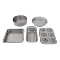 5-in-1 Non-Stick Bakeware Set – Cake Tin, Pizza Pan, Square & Rectangular Baking Trays 5 in 1