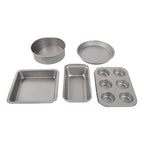 5-in-1 Non-Stick Bakeware Set – Cake Tin, Pizza Pan, Square & Rectangular Baking Trays 5 in 1